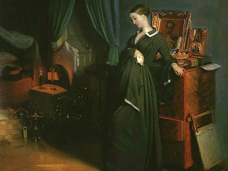 1815-Pavel Fedotov - Giovane vedova